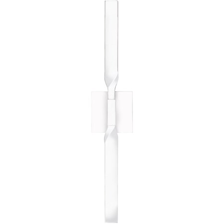 Kuzco Lighting Propeller - Wall Sconce Electroplated Hand Polished Twisted Steel WS53228-WH